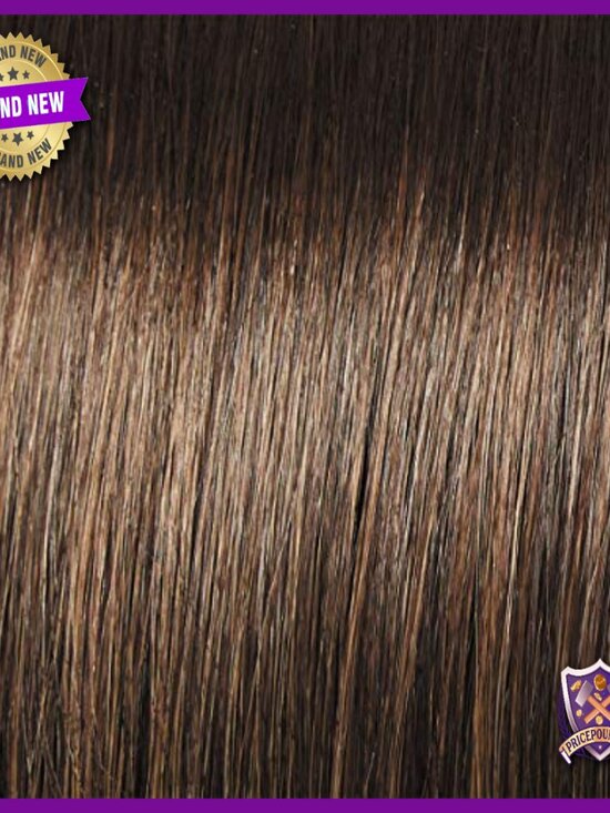 Long Layered Textured Synthetic Wig with Lace Front, Average Cap Size